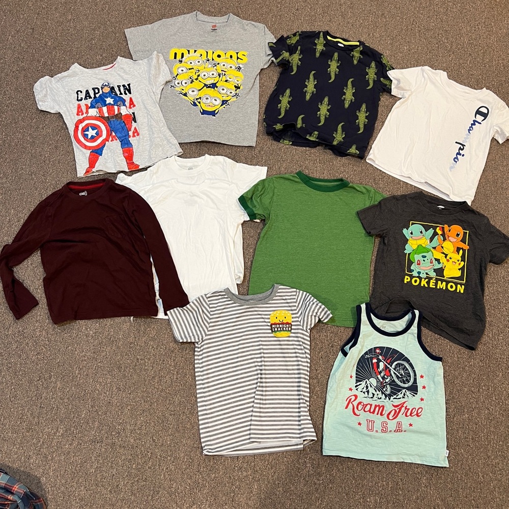 Boy shirt and top bundle